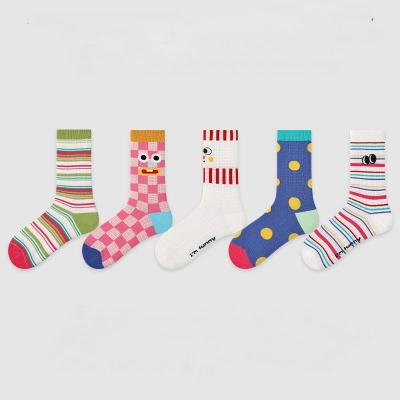 OLEL-2409 Ladies socks COLORFUL SUMMER