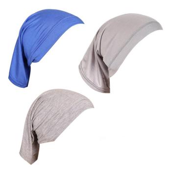 Solid Women's Muslin Hijab Jersey HeadScarf/ Plain Under Scarf Muslimah Turban Cap Scarf